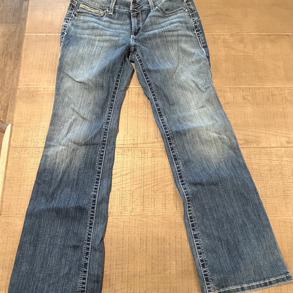 Ariat Mid Rise Boot Cut Blue Women's Jeans